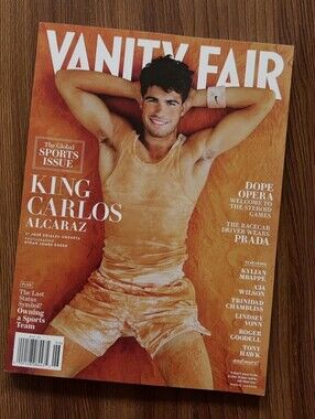 Vanity Fair Magazine With Carlos Alcaraz New Fashion